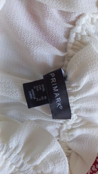 Blusa hombros descubiertos blanca