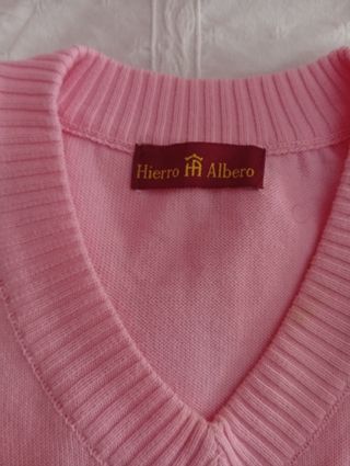 Jersey Hierro y Albero rosa hombre