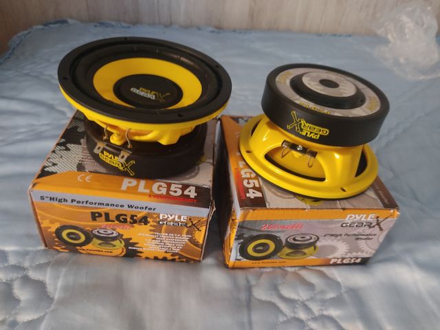 Subwoofer Pyle PLG54- 5"  Amarillo/Negro