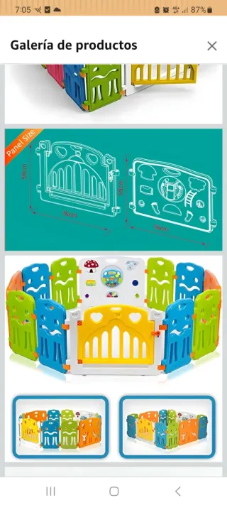 Parque infantil para bebé