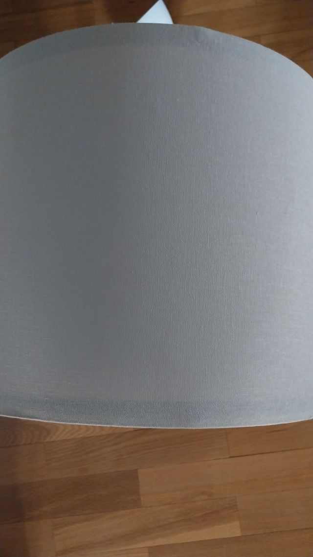 Lámpara colgante IKEA beige tela