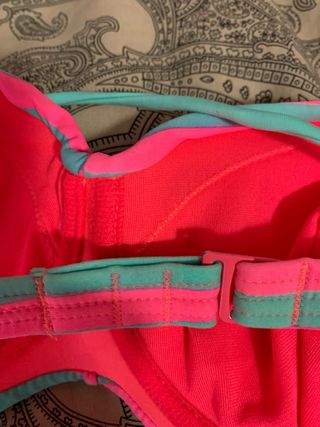 Bikini rayas azul fucsia push-up 38 SuiteBlanco