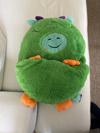 Dormiloco Saco Dormir Cojín Peluche Verde