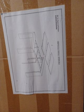 Consola negra brillo como nueva