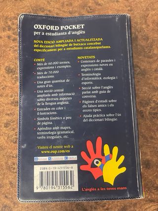Dictionary Oxford Pocket Cat/Ing 2Nd Ed