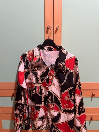 Camicia donna fantasia catene
