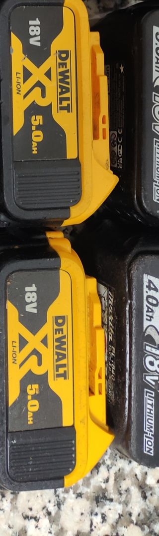 2 Baterías Dewalt 18V 5.0Ah XR Li-Ion