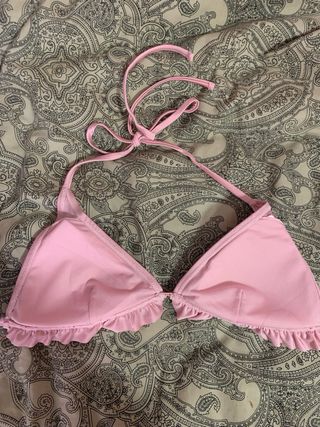 Bikini Etam rosa S con brillo