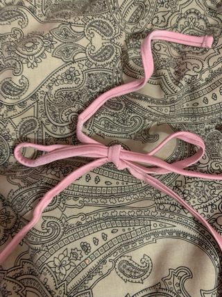 Bikini Etam rosa S con brillo