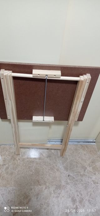 Mesita auxiliar plegable madera