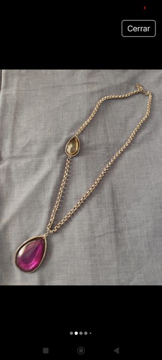 Collar plateado  Uno De 50