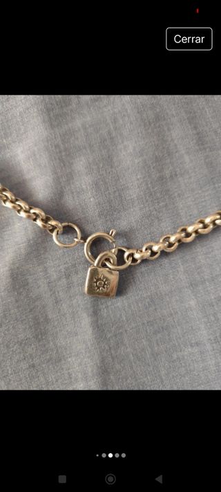 Collar plateado  Uno De 50