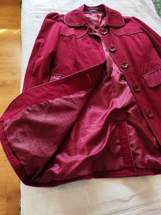 Gabardina vaquera moderna rosa/morada