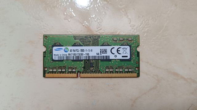 RAM Samsung 4GB 1Rx8 PC3L 12800S