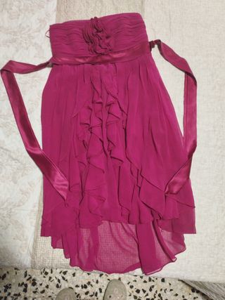 Vestido de fiesta rosa/morado