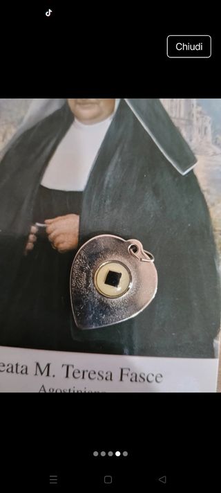 Reliquia Beata Teresa Fasce - Suora Agostiniana