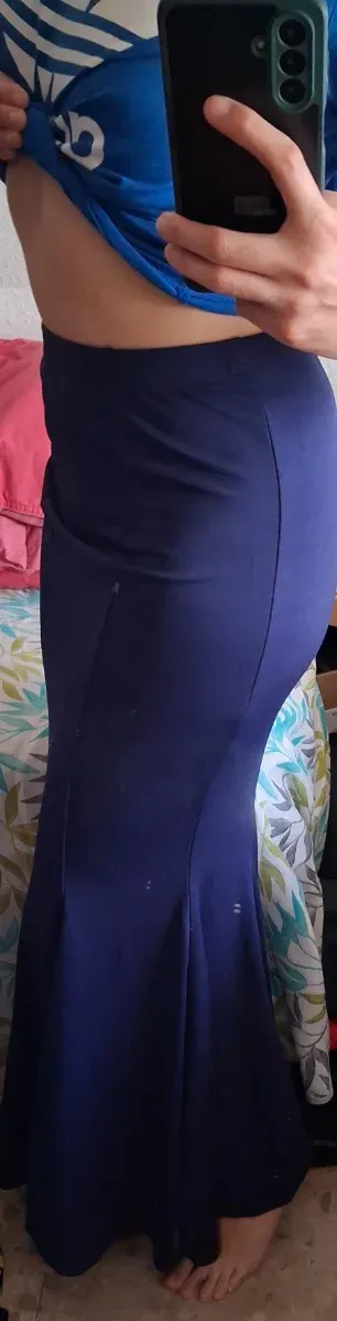 Falda Sevillanas Azul Talla M