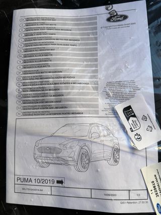 Ford Puma - Alfombrilla Goma PUMA MEGABOX