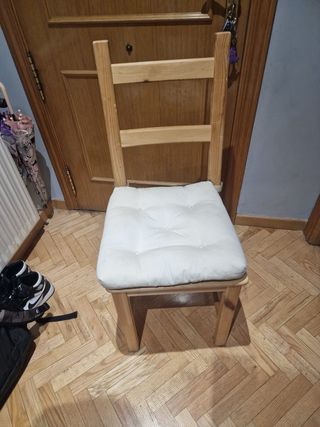 Mesa Comedor Blanca Ikea + 4 Sillas