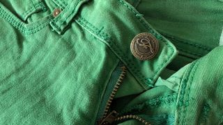 Calças verdes fishbone