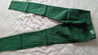 Calças verdes fishbone