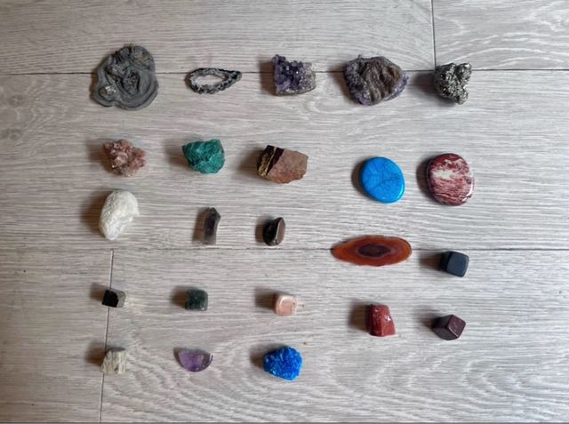 Colección Minerales y Piedras Semipreciosas