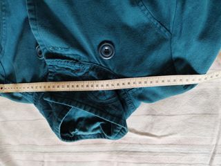 Abrigo cruzado tejido vaquero entretiempo