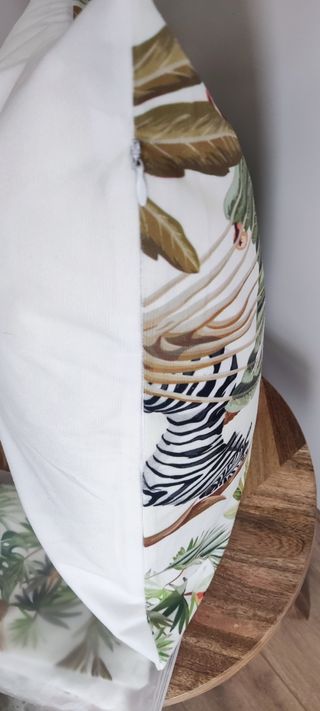 2 Fundas Cojín Tropical 45x45 cremallera NUEVAS.