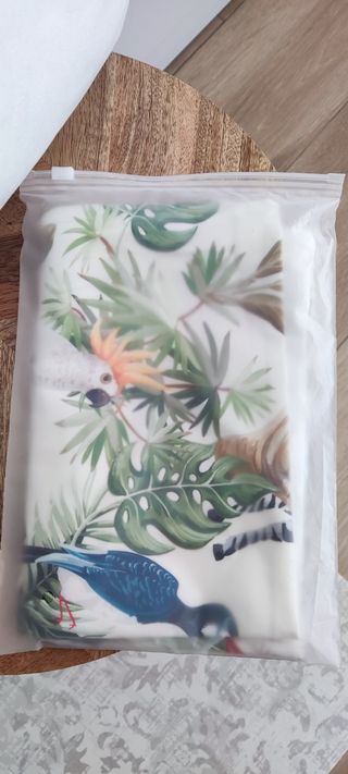 2 Fundas Cojín Tropical 45x45 cremallera NUEVAS.
