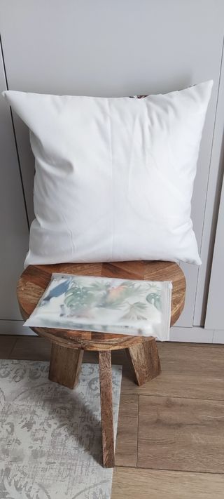 2 Fundas Cojín Tropical 45x45 cremallera NUEVAS.