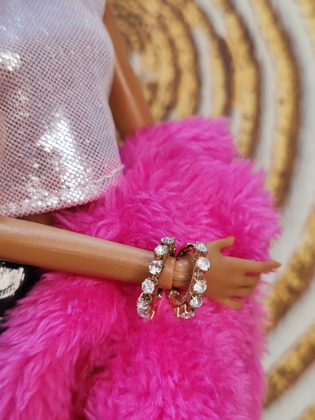 Gioielli Barbie Diamanti Rosa e Oro