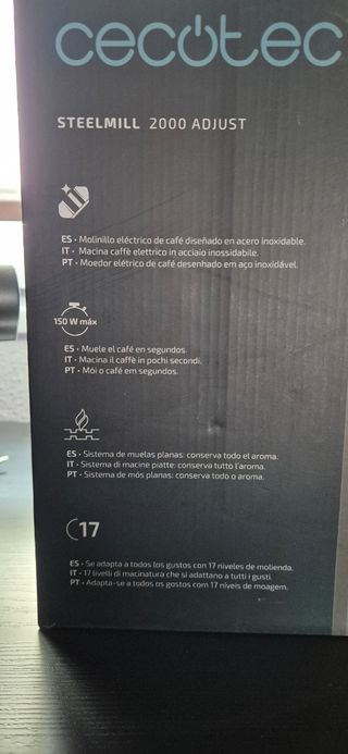 Molinillo de café Cecotec electrónico