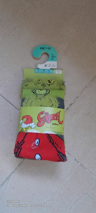 Calcetines The Grinch Primark Talla 36