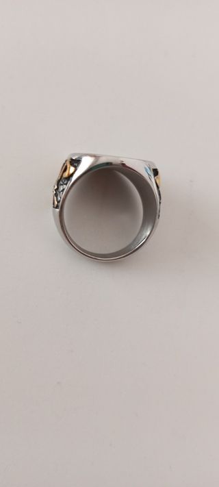 Anillo Brújula Vikinga Acero Inoxidable 316L