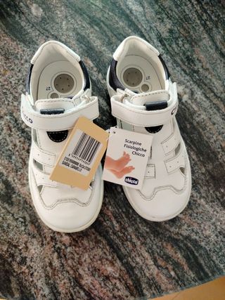 Sandalias Chicco Blancas Talla 27