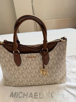 Bolso Michael Kors Beige y Marrón 