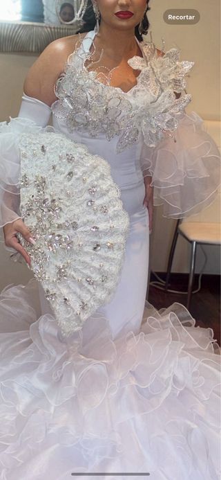 Vestido de Novia Gitana Blanco
