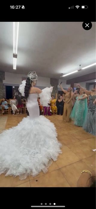 Vestido de Novia Gitana Blanco