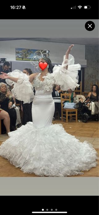 Vestido de Novia Gitana Blanco