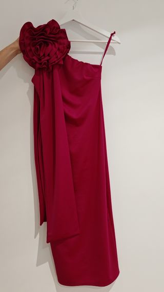 Vestido fiesta buganvilla talla única S/M elástico