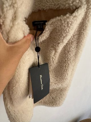 Chaleco de piel de cordero natural