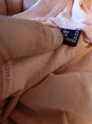 Camisa Cortefiel Coral Talla XL