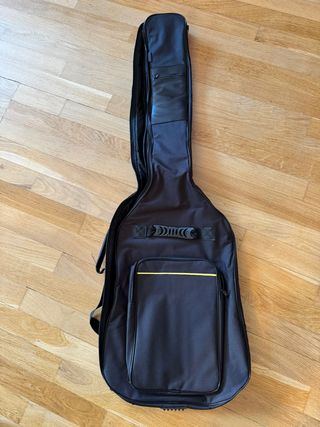Funda de guitarra flexible negra