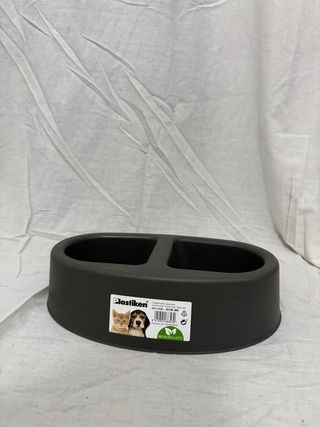 Comedero doble para mascotas