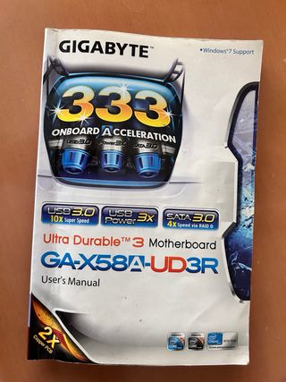 Placa Base Gigabyte GA-X58A-UD3R