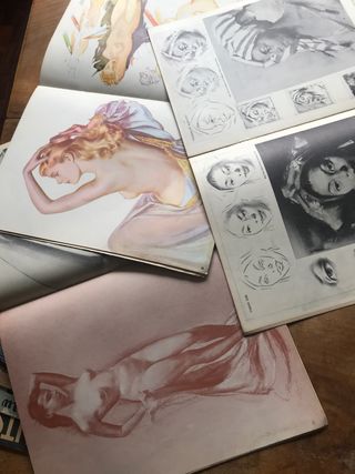 lote revistas tecnicas de dibujo Walter Foster