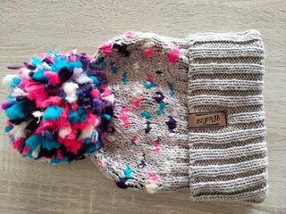 Gorro de lana multicolor Wedze
