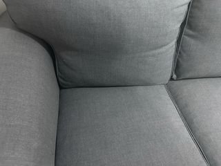 Sofá 3 plazas Ikea gris tela