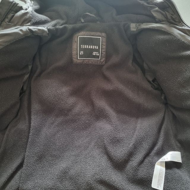 Piumino Terranova giallo e nero