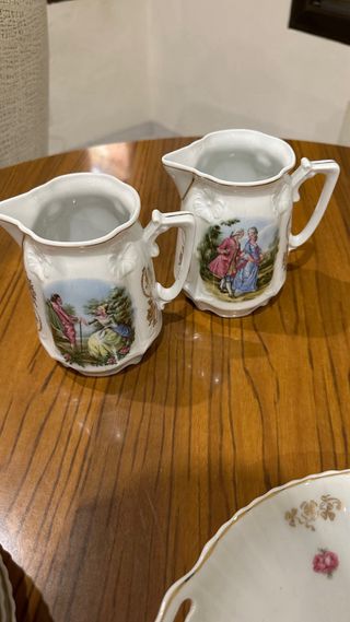 Juego de té porcelana santa clara